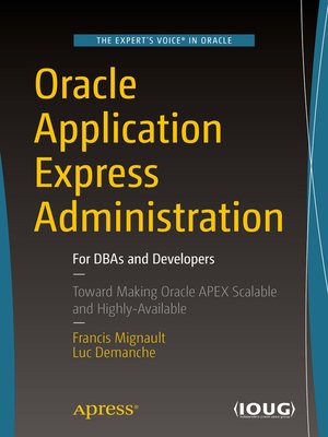 cover image of Oracle Application Express Administration